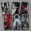 G-Guts B-Berserks Anime Soft Phone Case for Xiaomi Redmi Note 12 13 14 15 Pro Plus 11 12S 11S 11T 10 4G Black Cover Back Shell