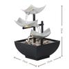 3 Layers Desktop Water Fountain with Automatic Pump USB Feng Shui Gift Home Decorative Living Room Office Indoor Decoration