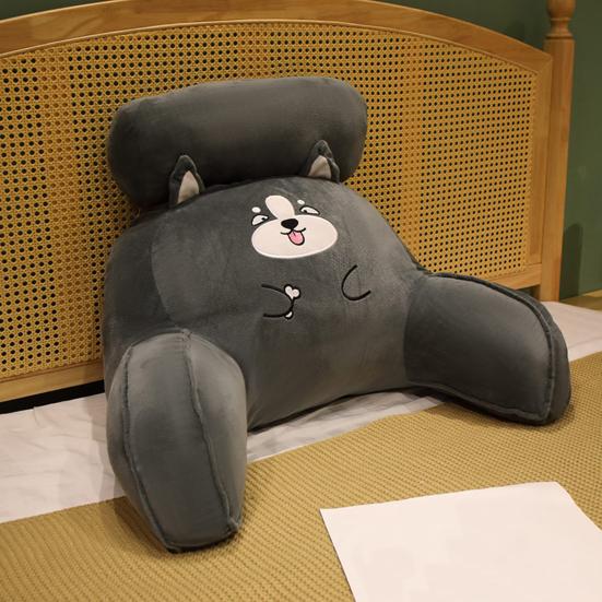 Cartoon Shape Lumbar Support Pillow Soft Large Backrest Waist Cushion Bed Back Cushion Dormitory Seat Pillow