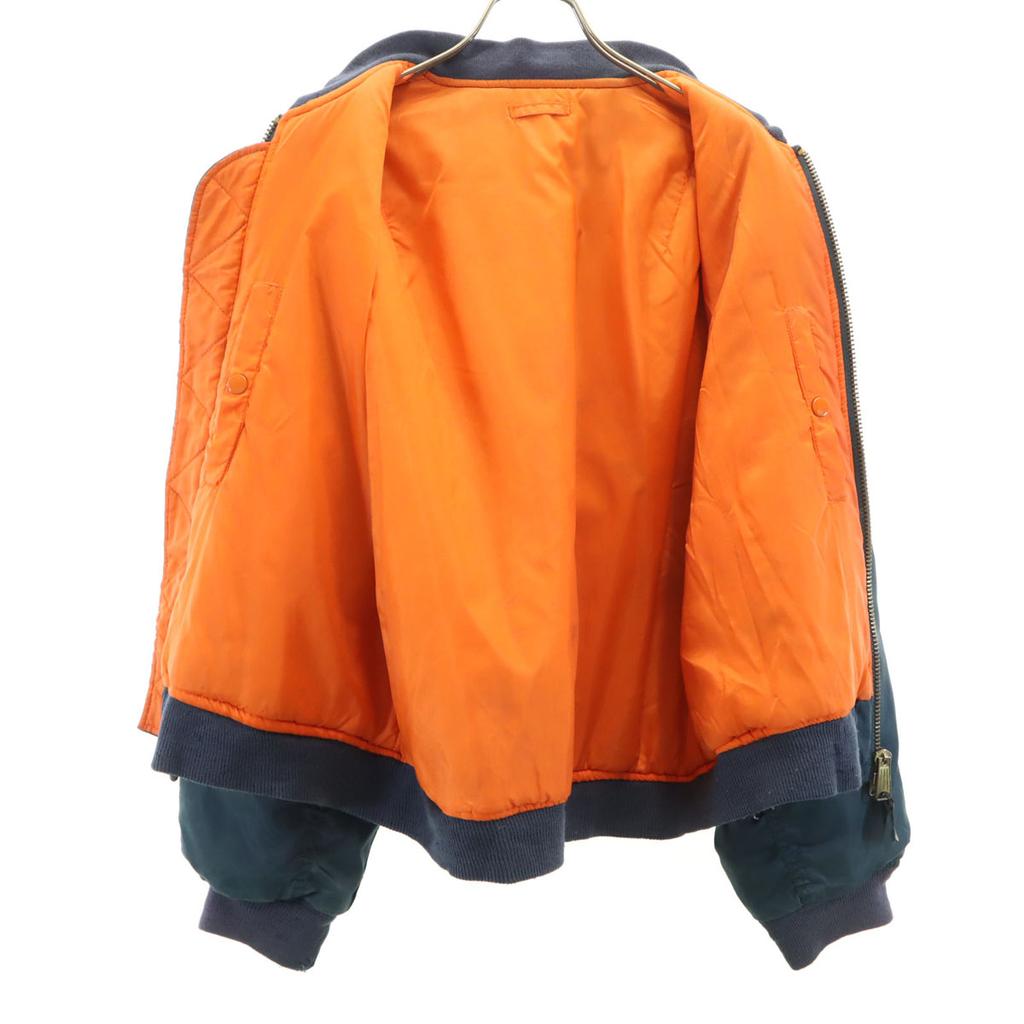 US AIR FORCE Alte Konsumgüter MA-1 Fliegerjacke M Marineblau Herren Gebraucht