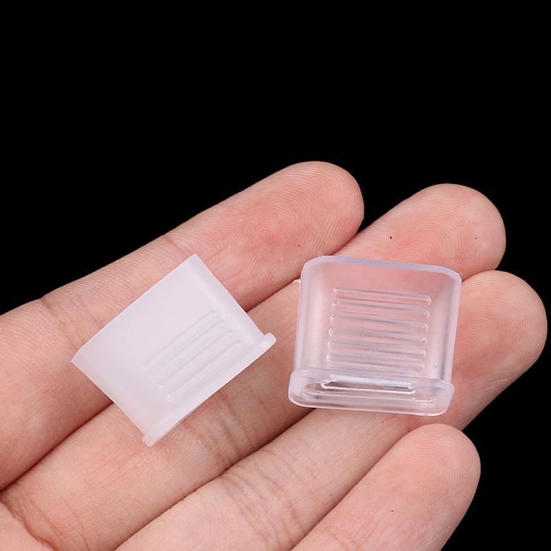 20Pcs Referee Whistle Cover Transparent Whistle Cushioned Mouth Grip Soccer Referee Whistle Protective Accessories