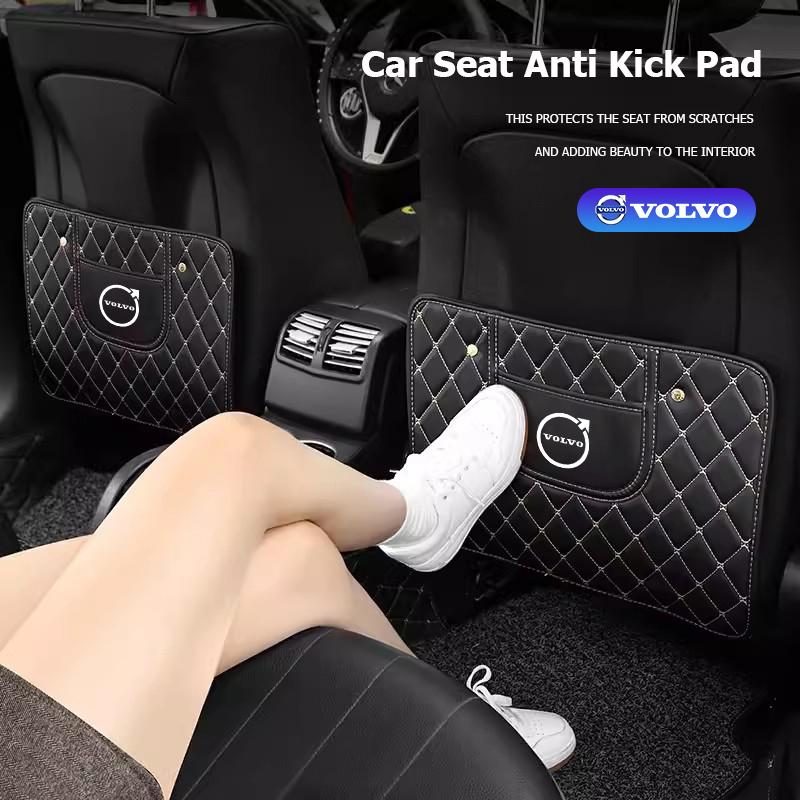 Autositz-Rückenlehnen-Anti-Kick-Pads Abdeckung Leder-Schutzpolster für Volvo XC90 V90 V60 XC60 V40 EC40 EX40 S80 S60 S90 C40 XC40 V70