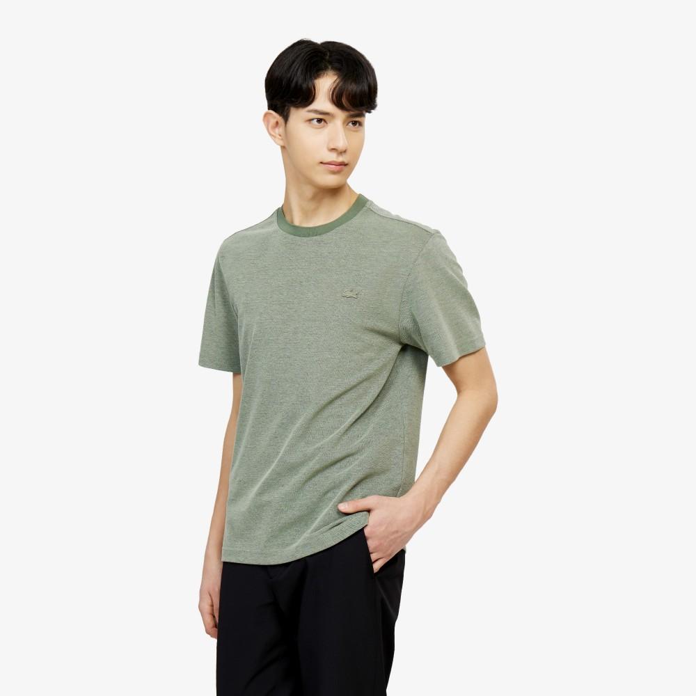 [Lacoste] Men's Strong Twist Caviar Pique Short-Sleeve T-Shirt TH742E-56G02M