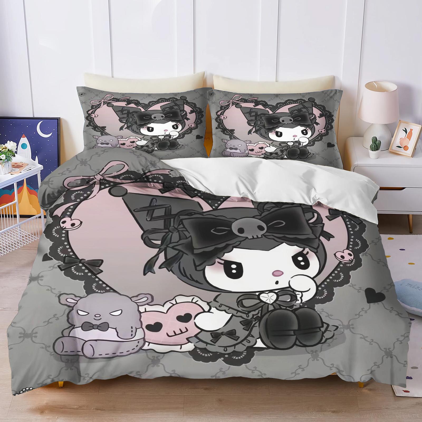 Sanrio Kuromi Komforta Guļamistabas Iespiests Karikatūras