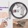 Handheld Pneumatic Sandblaster Anti-rust Sandblasting Spray Gun Kit with Nozzles Mechanical Maintenance Air Sandblasting Gun
