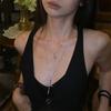 Punk Vielseitige Kreuzkette Für Damen Mädchen Modische Tägliche Halskette Einfache Schlüsselbein Kette Schmuck Accessoire Geschenke