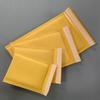 Thick Yellow Kraft Paper Bubble Wrap Bag for Clothing Packaging