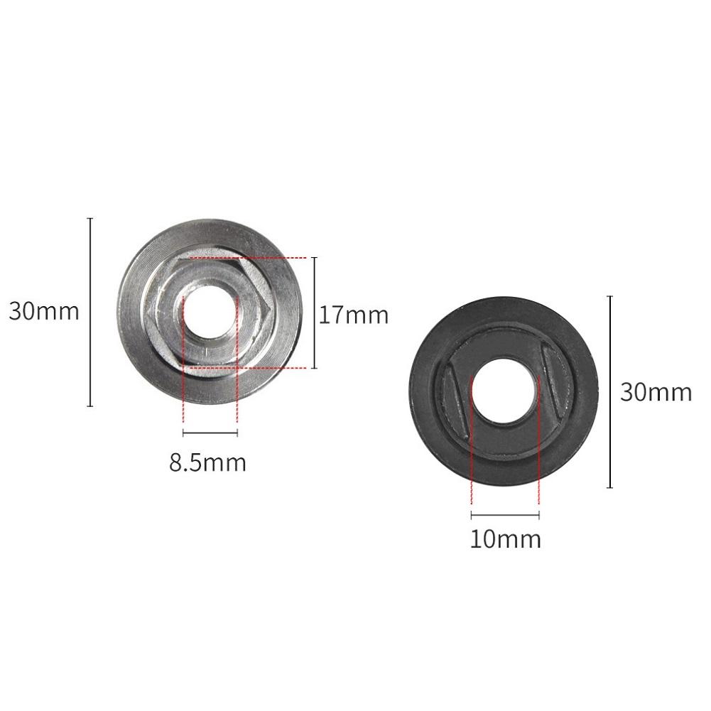For Type 100 Angle Grinder Pressure Plate Hexagon Nut Metal 4pcs Brand New