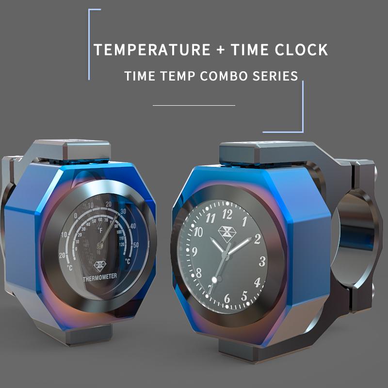 Red Motorcycle Thermometer Digital Thermometer Water Temperature Meter Gauge for Honda Kawasaki Yamaha Suzuki BMW Series