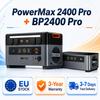 Estación de Energía Portátil Oscal PowerMax 2400pro 2400 * 2W 3892WH Celda Solar Camping al Aire Libre Emergencia en Casa Power Bank Móvil