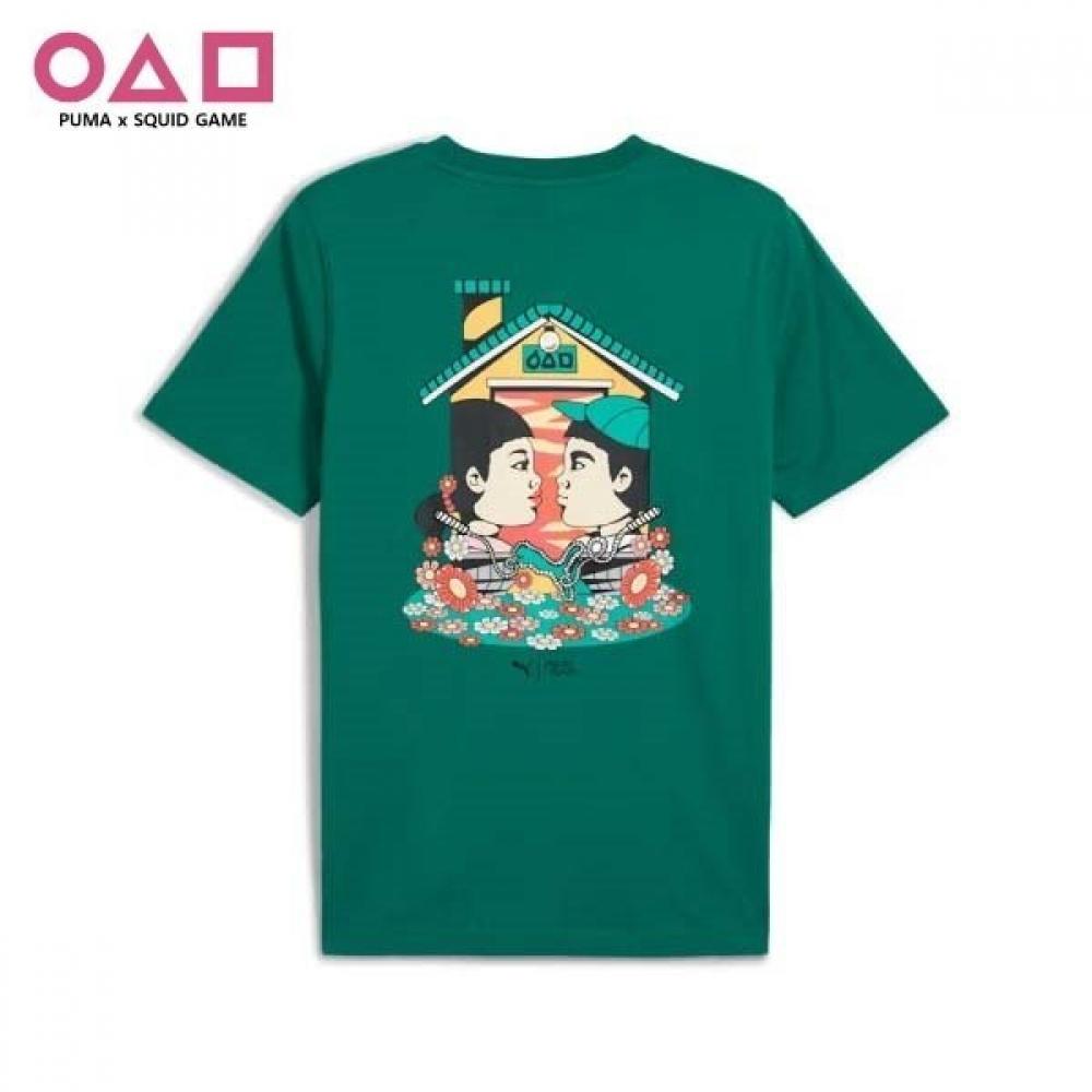 

Puma Graphic Tee Puma X Squid Game 630706 74 74 Wild Green/L(100)
