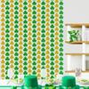 Stylish Shamrock Tinsel Curtain for Holiday Decorations Elegant Clovers Rain Silk Curtain Irish Festival Party Supplies