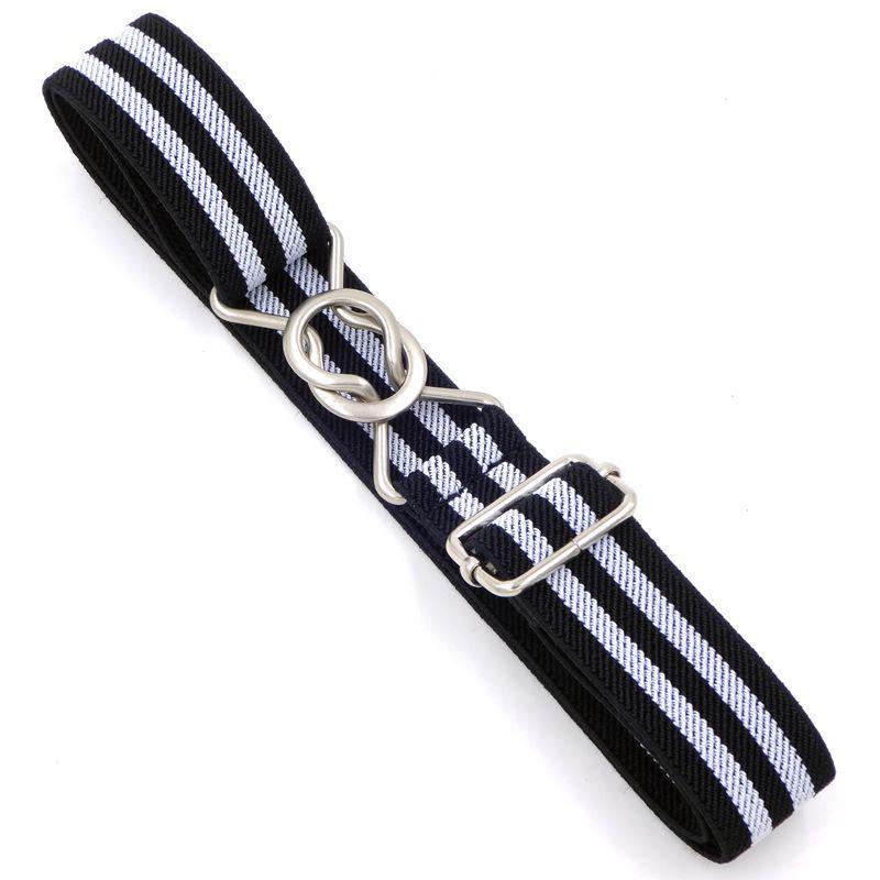 Centură pentru copii în stil coreean, culoare bomboană, cu bandă elastică în talie