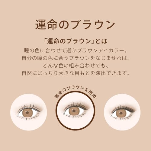 Maquillage Customized Eye Color Assortment 01 Spicy Assortment Limited Edition Kit (with Customized Case) 3.8g | Eyeshadow | Powder (Palette Type) | L