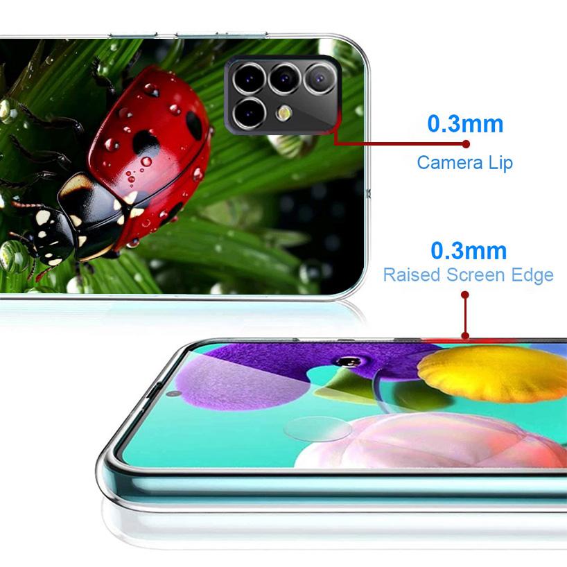 Insect Seven-Star Ladybug Phone Case For Samsung Galaxy A17 A37 A57 A16 A26 A36 A56 A15 A25 A35 A55 A14 A24 A34 A54 A13 A23 A33