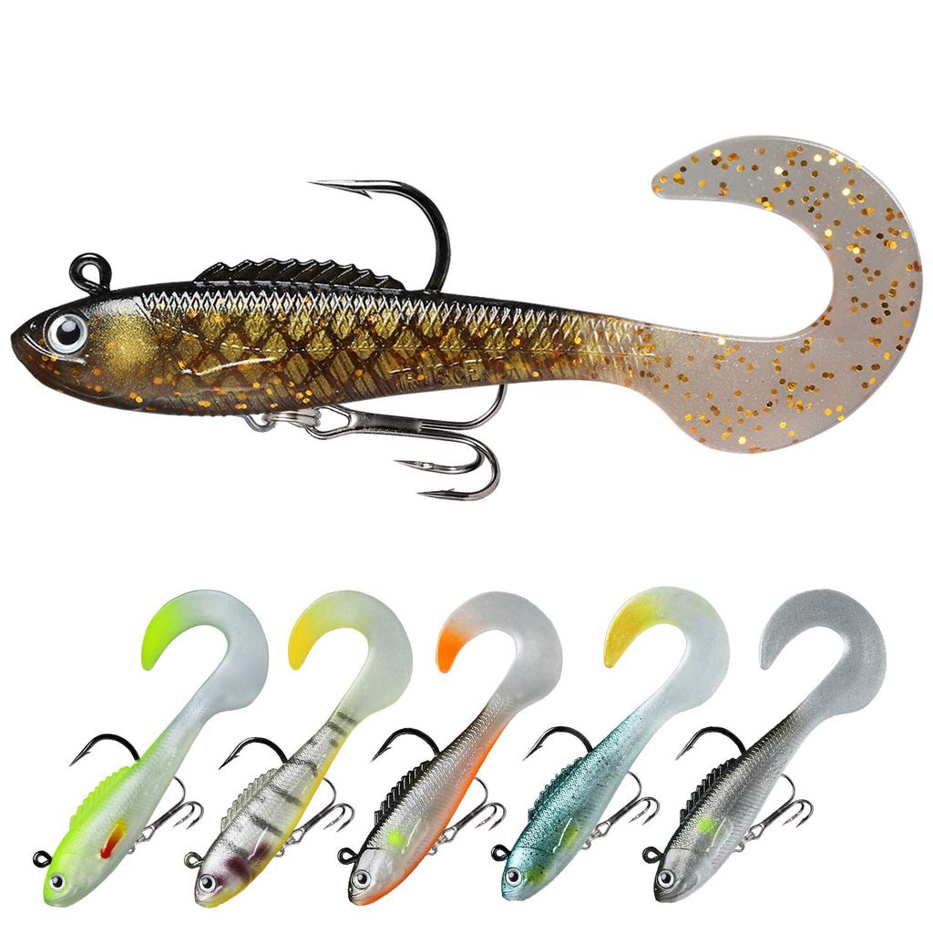 TRUSCEND Denmori Soft Lure with Exquisitely Perfect for Family Easy for Kids To Equipped with a Rotating Blade for a Stunning Suitable for All Water