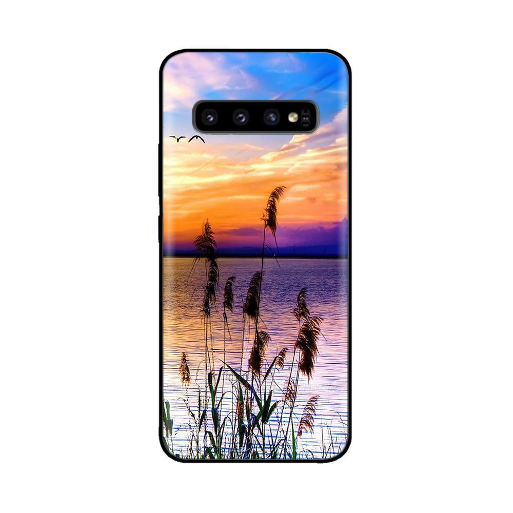 For Samsung S10 Plus Case S10 Silicone Fashion Back Cover Cases For Samsung Galaxy S10 S10E S 10 S10plus Protective Back Cover