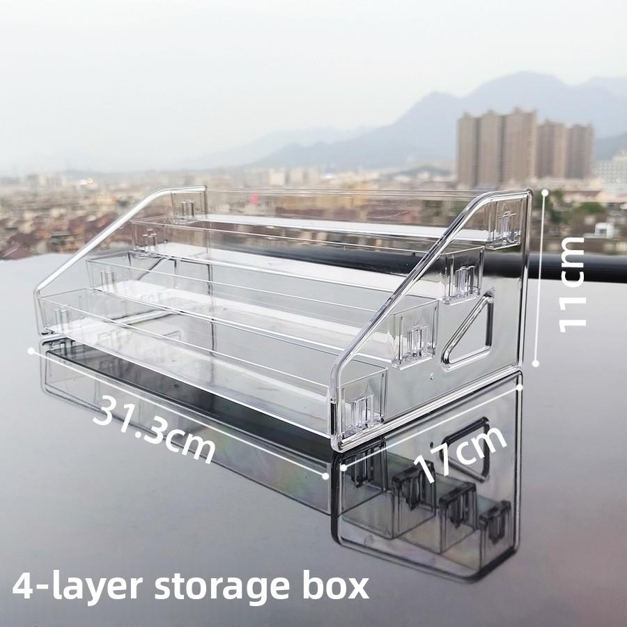 Multi-layer Stepped Doll Organizer Acrylic Doll Blind Box Display Stand Kawaii Cute Action Figure Storage Organizer Holder 3160₽