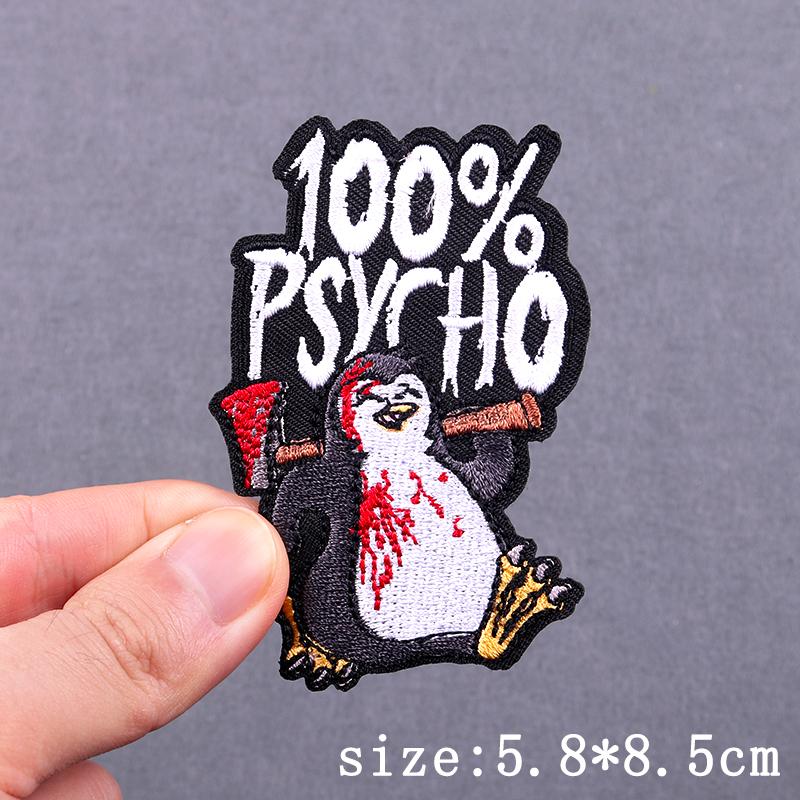 Hip Hop Punk Embroidery Patches For Clothing Thermoadhesive Patch Iron On Patches On Clothes Tarot Cards Skull Patch For Clothes