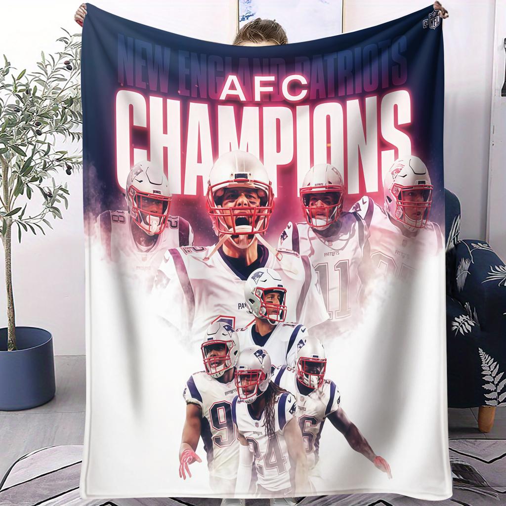 Patrick Mahomes MVP Super Bowl LVIII Small Cover Blanket Ultra Soft Warm Flannel Throw For Bedroom Living Room Sofa Fans Gift