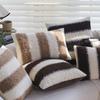 Striped Pillow Case Living Room Sofa Pillow Sherpa Pillow Case Bed and Breakfast Hotel Model Room Soft Decoration