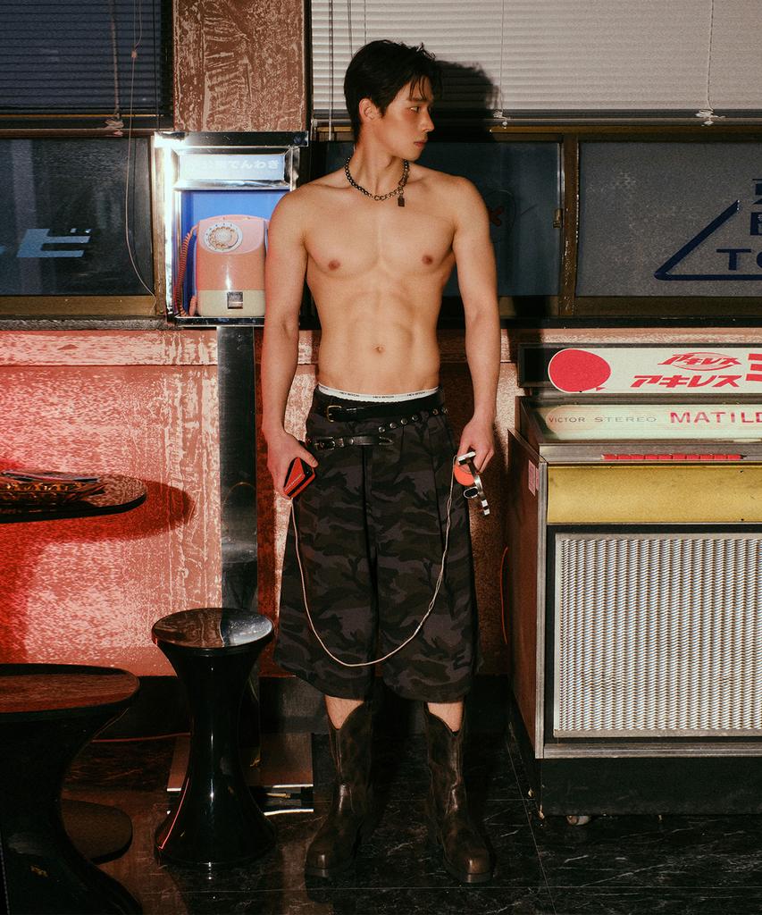 Lekodinghauseu Rec Half Sweat Pants [Camo Black]
