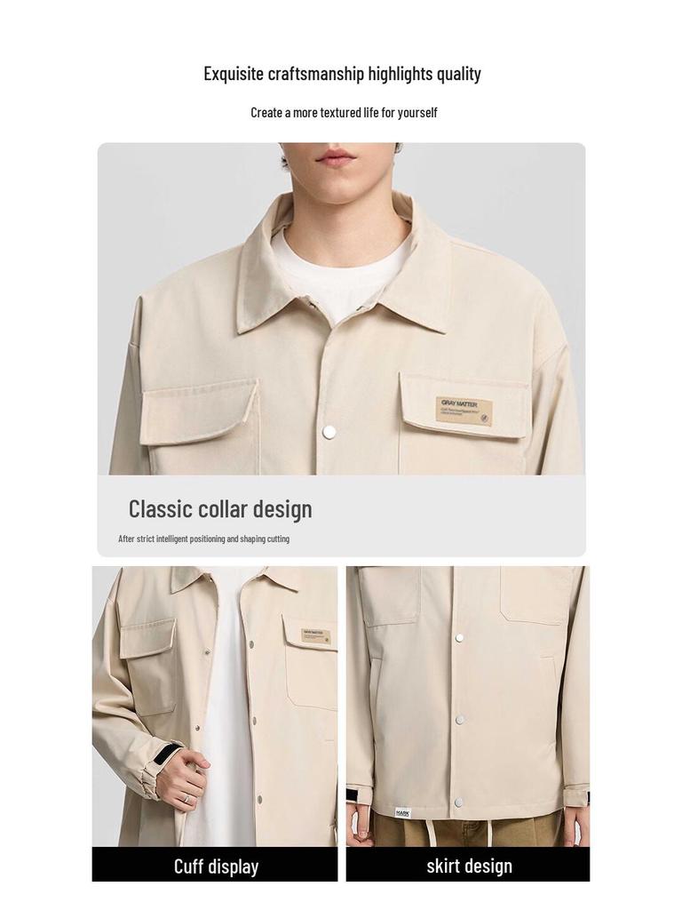 Mark Fairwhale Herren Multi-Taschen Freizeitjacke