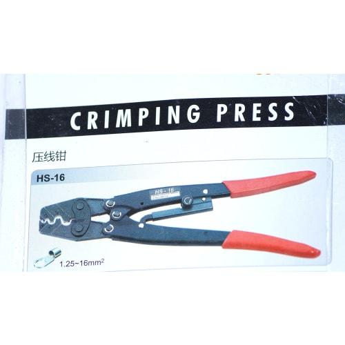 Crimping pliers for crimping sleeves, crimping tool, 1.25-16mm, HS-16 TY23
