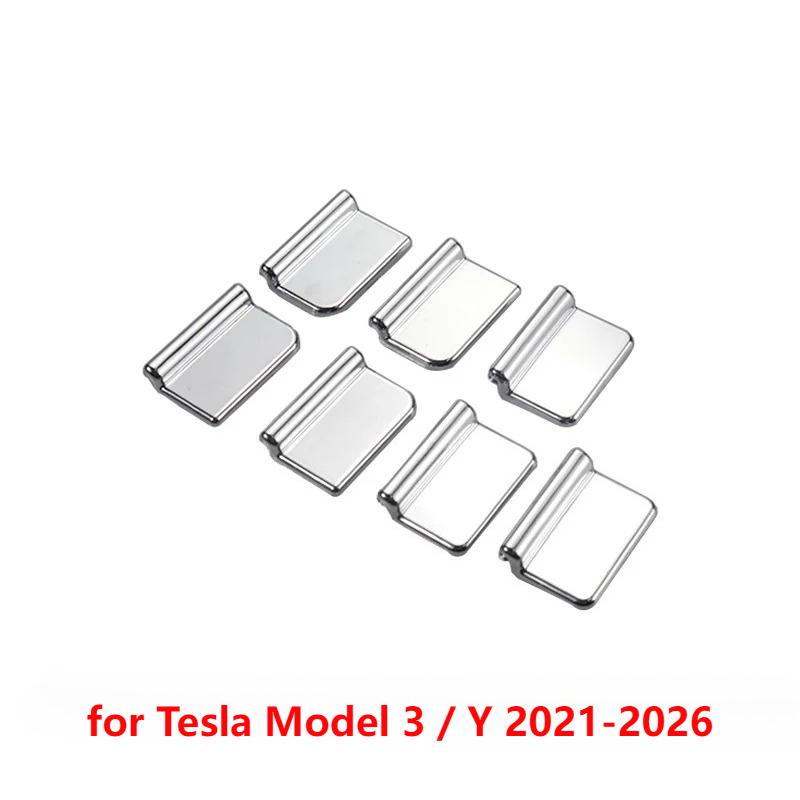 for Tesla Model Y Juniper Accessories 2026 2025 Door Window Lift Switch Button Trim Sticker Model 3 Highland 2024 Blink Gadgets