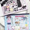 Anime Girl Art Sticker Book Pastel Colors Scrapbook Stickers Decorative Stickers  Phone Case DIY
