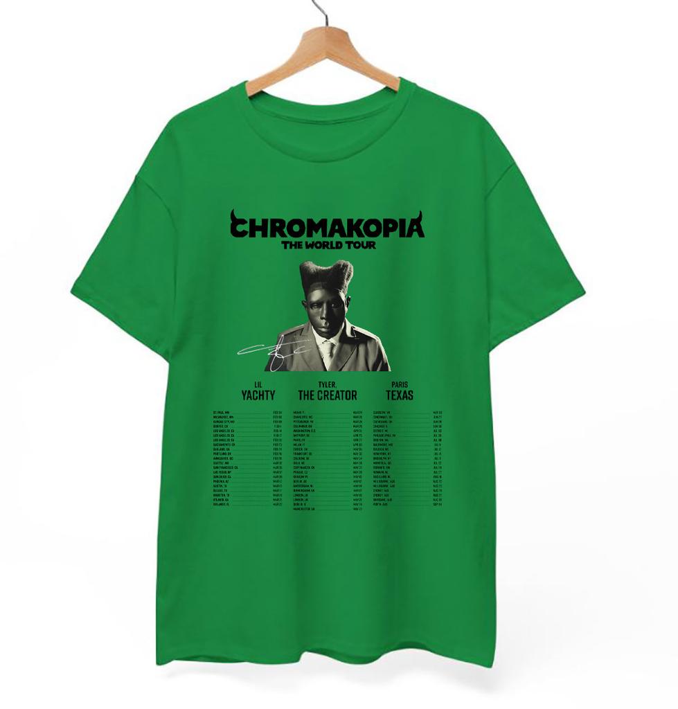 NEW Tyler, the Creator The World Tour Green All Size Shirt AR289
