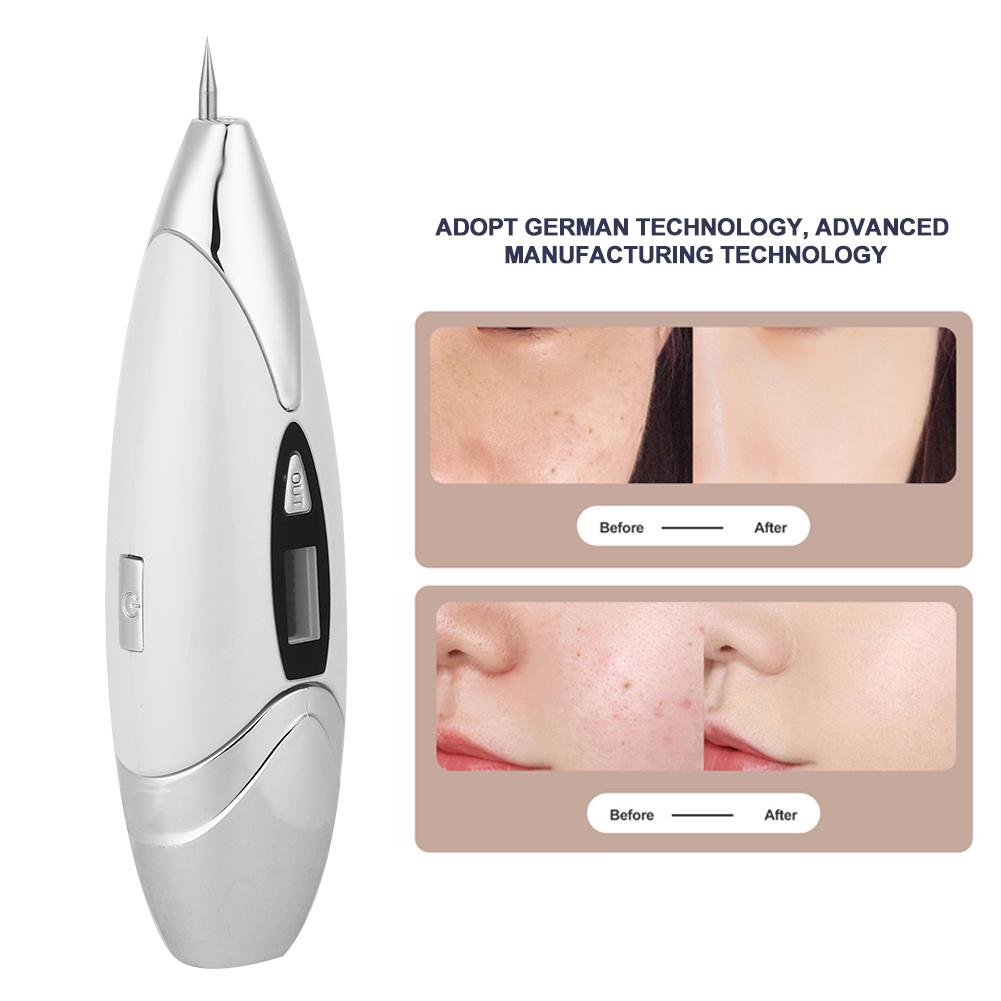 Rechargeable Freckle Cleaner LED Screen Skin Spots Mole Removal Pen Beauty Skin Care Machine