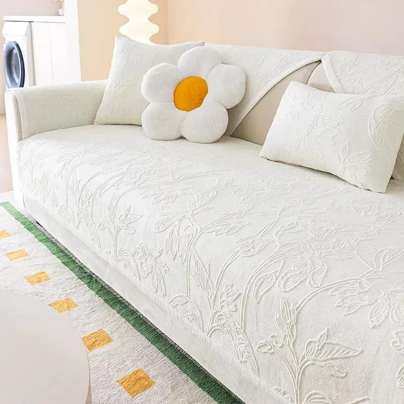 Super Soft Sofa Cover Thicken Plush Sofa Towel Blanket Universal Autumn Winter Sofa Mat Cushion for Living Room Couch Covers