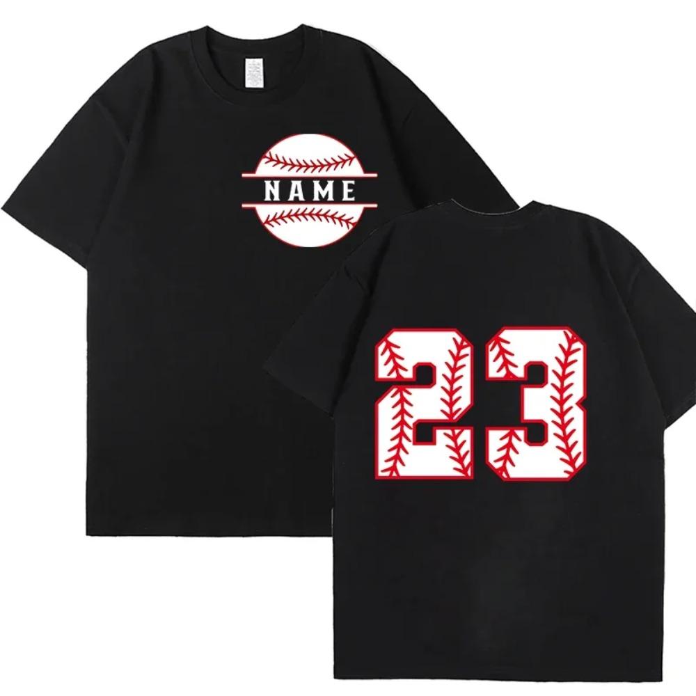 

Бейсбольная футболка с именем и номером для женщин и мужчин, индивидуальные бейсбольные футболки, футболки Game Day, футболки унисекс, бейсбольные топы The Season XXXXXL чёрный