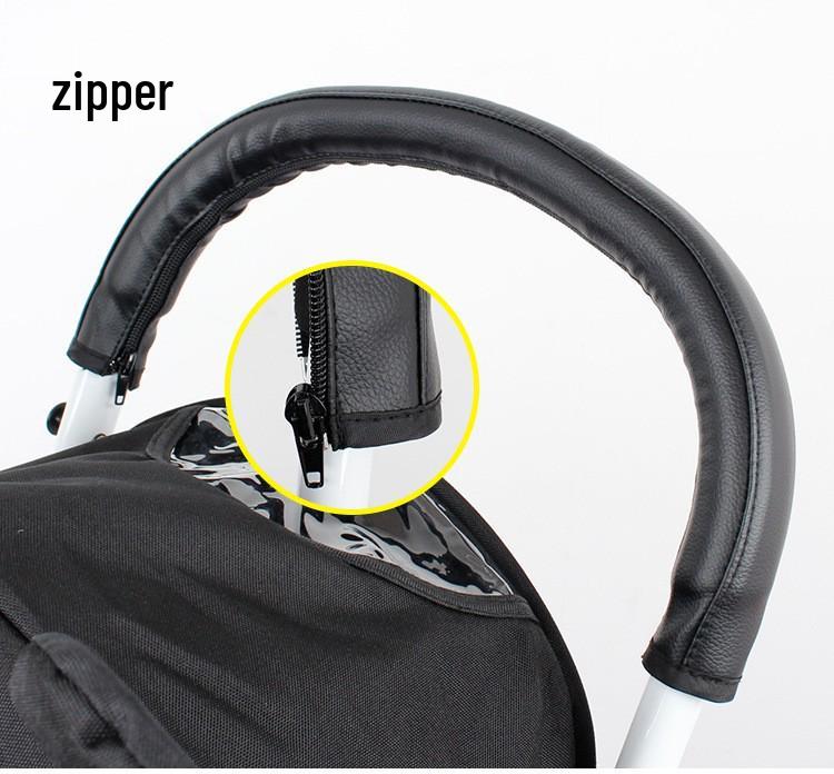 Baby Stroller PU Leather Handle Protective Cover