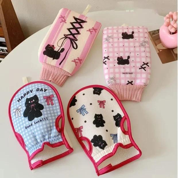 Süßes Kinderbadetuch – Doppelseitig, Sanftes Peeling für den Heimgebrauch