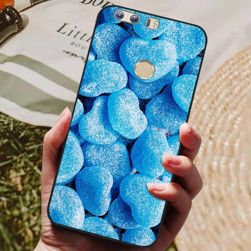 Pro Huawei Honor 8 5,2palcový kryt Silikonový zadní kryt Pouzdro na telefon pro Huawei Honor 8 Kryty Měkký nárazník coque Honor8 FRD-L19 Pouzdra