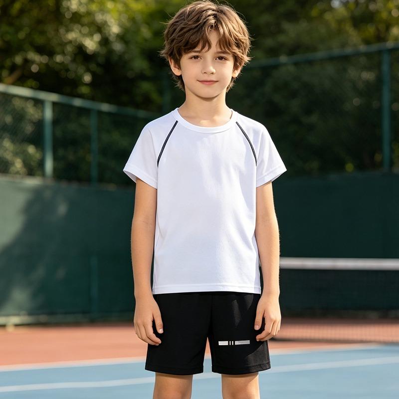 2-piece children's summer mesh quick drying sports set