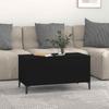 Coffee Table Black 90 X 44.5 X 45 Cm Particleboard