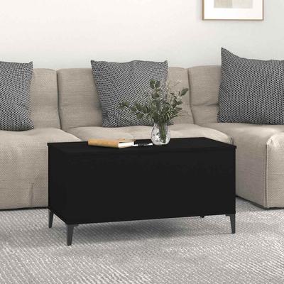 Coffee Table Black 90 X 44.5 X 45 Cm Particleboard