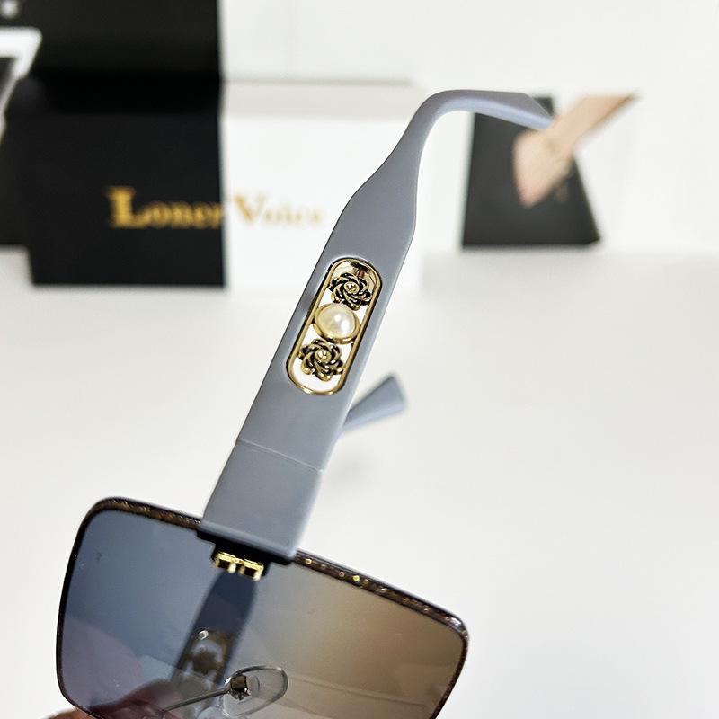 Xiaoxiangfeng Glitter Glasses Colorful Borders Do Not Fade Sunglasses Fashionable Women'S Sunglasses