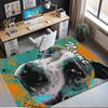 Custom Name Dog Printed Carpet,Rug for Office Chair Living Room Bedroom Kitchen Room Decor Gifts.