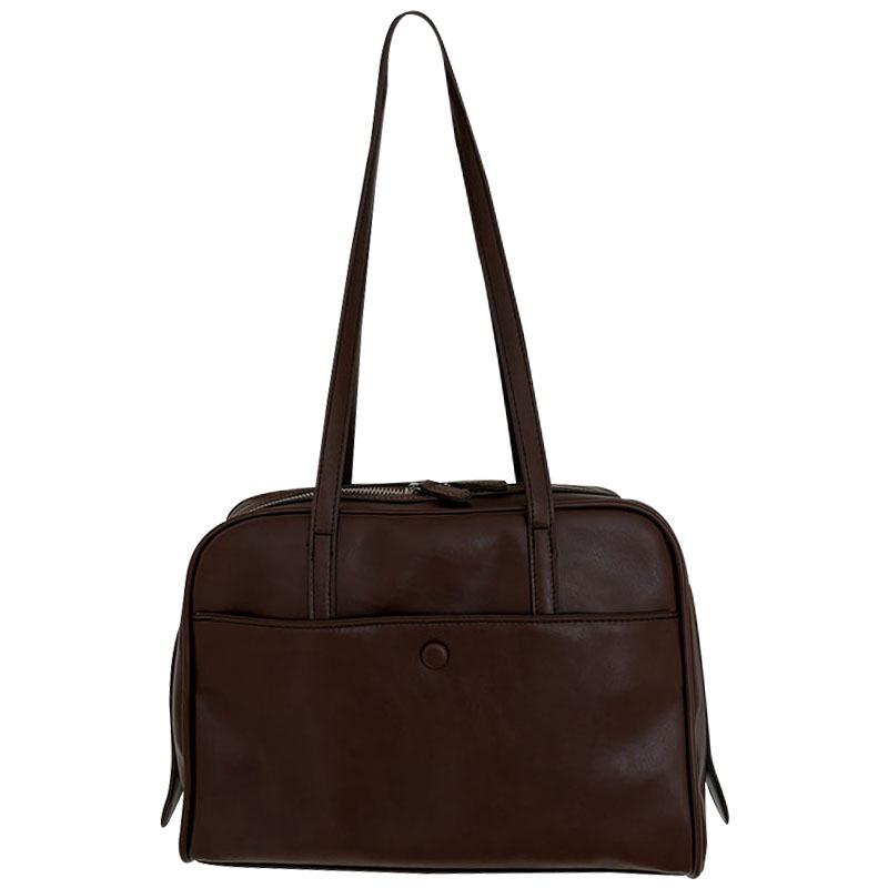 Korean New Pillow Bag Women's Retro Shoulder Bag for Work Commuting Handheld Large Capacity Tote Bag