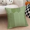 Retro Design Cushion Cover Natural Linen Double Sided Print  Throw Pillow Case for Sofa Couch Home Decor