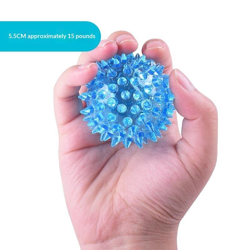 Tpr Hand Finger Grip Ball For Elderly Massage Rehabilitation Exercise Training Ergonomic Design Hand Therapy Ball
