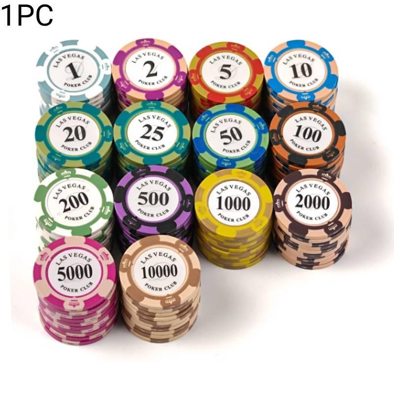 Chips Poker Mahjong Texas Holdem Chips  Casino Playing Card Room Token Special