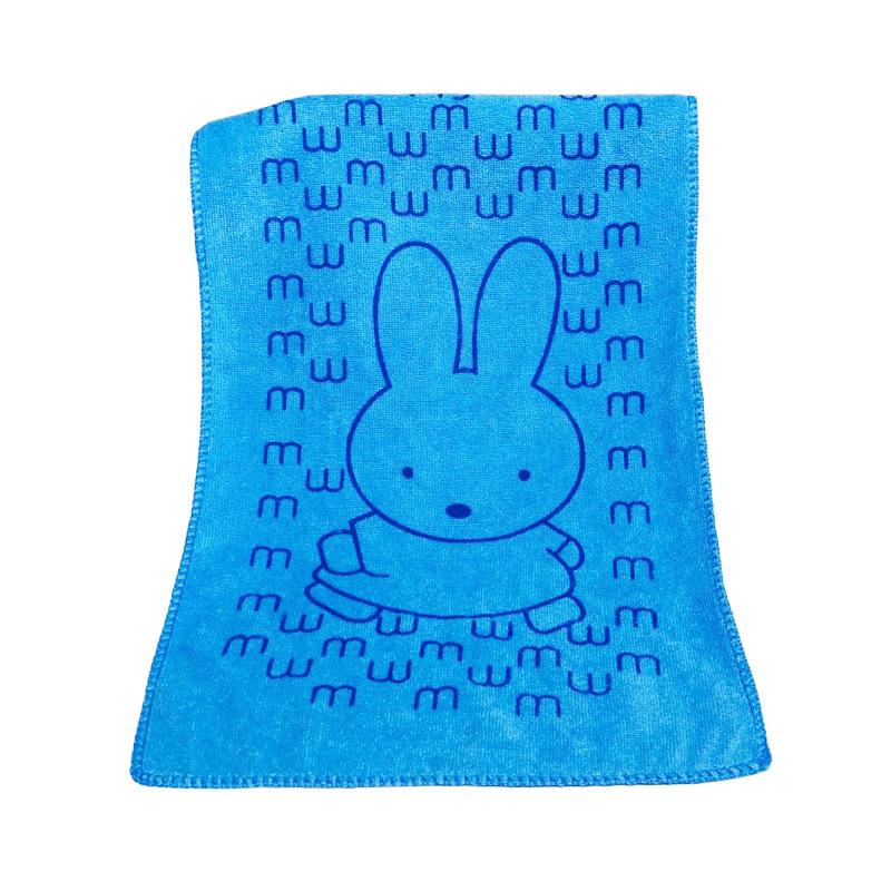 Cartoon Microfiber Towel Set - Large Bath, Beach & Kids' Face Towels