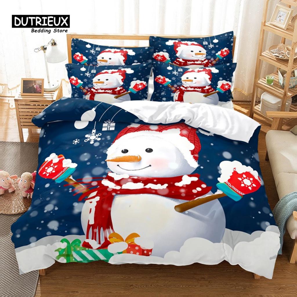 3-teiliges Bettwäsche-Set, Mädchen und Einhorn Bettwäsche-Set, Weiche Bequeme Atmungsaktive Bettbezüge, Für Schlafzimmer Gästezimmer Dekoration