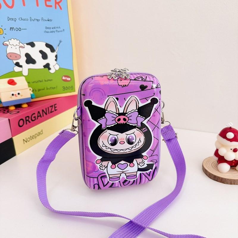 Labubu Capybara Pvc Childrens Bag With Animal Print And Cute Design For School Storage