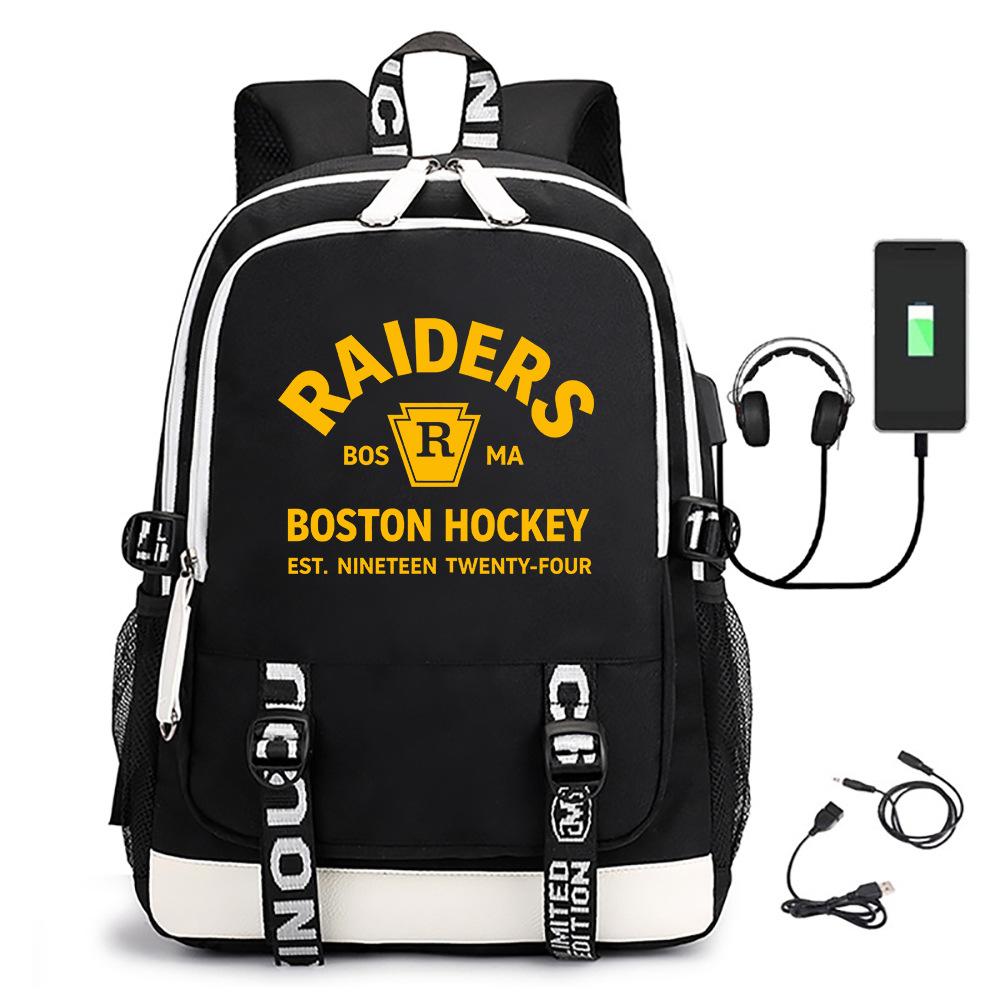 3 Piece School Backpack Set for Students Large Capacity Oxford Cloth Schoolbag with Shoulder Strap and Pencil Case